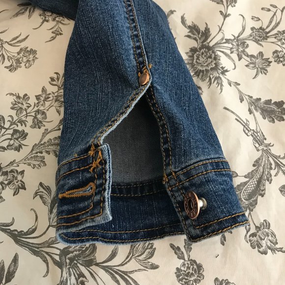 🎉HP!🎉Love Tree Denim Jacket | Blue | Small - Picture 8 of 10